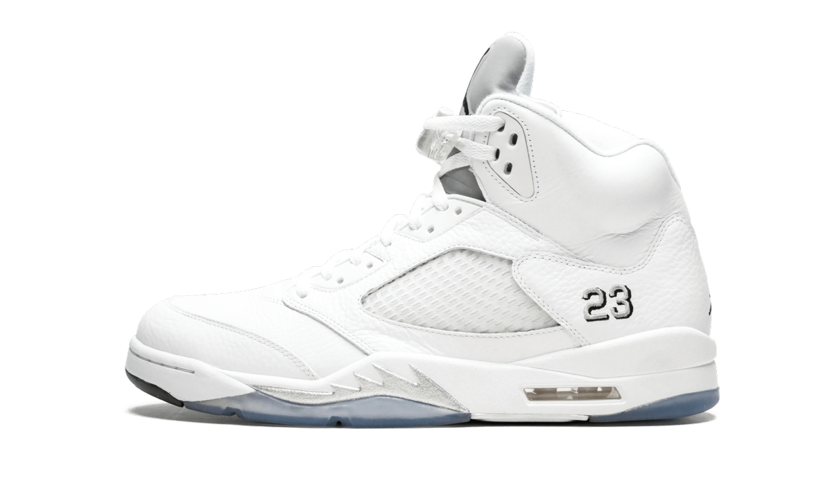 Air Jordan 5 Retro Metallic Silver 136027 130