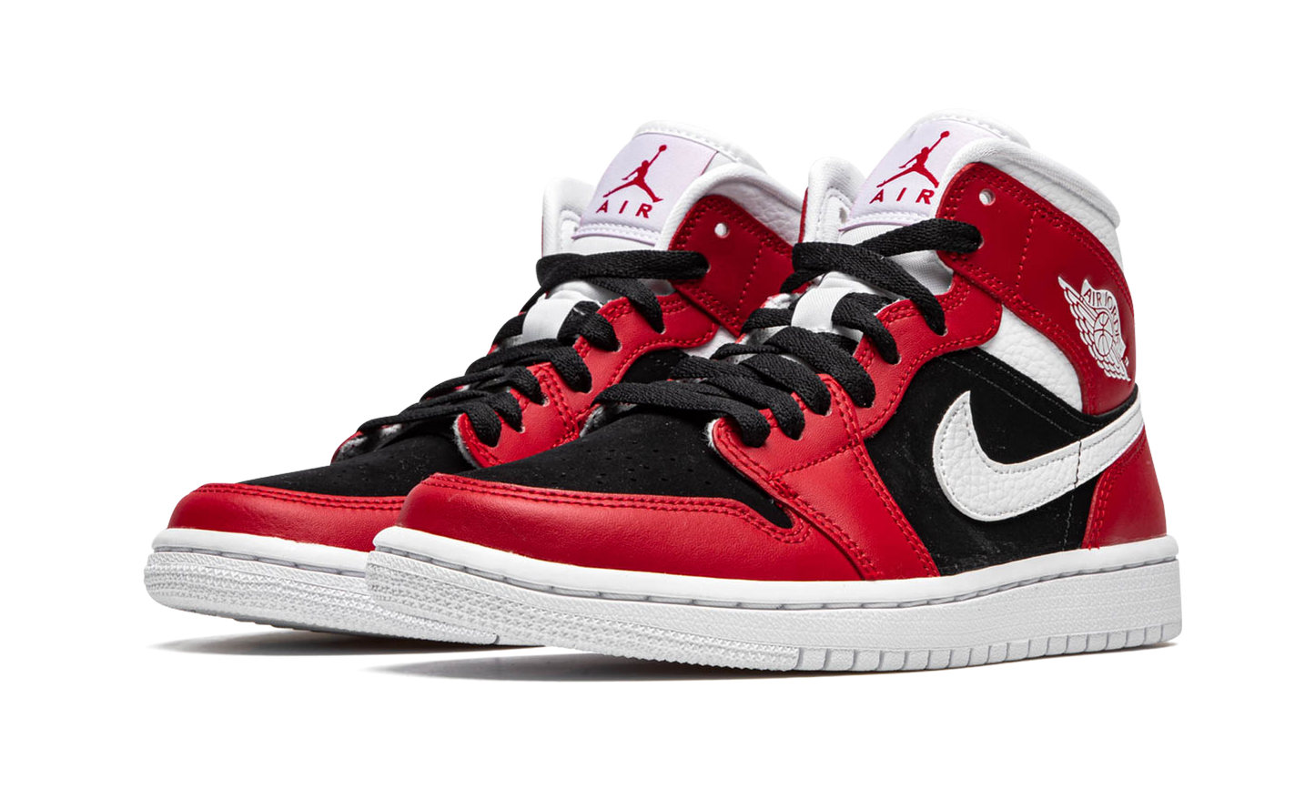 AIR JORDAN 1 MID WMNS Gym Red / Black BQ6472 601