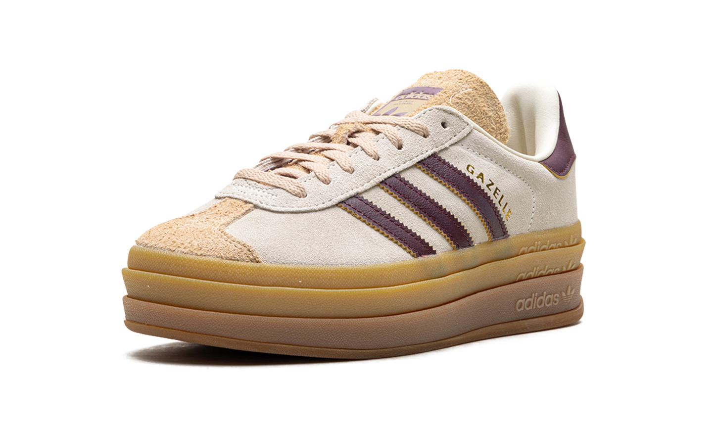 Adidas Gazelle WMNS "Cream White Maroon" JQ5127