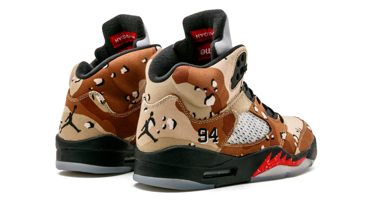 Air Jordan 5 Retro Supreme Camo 824371 201