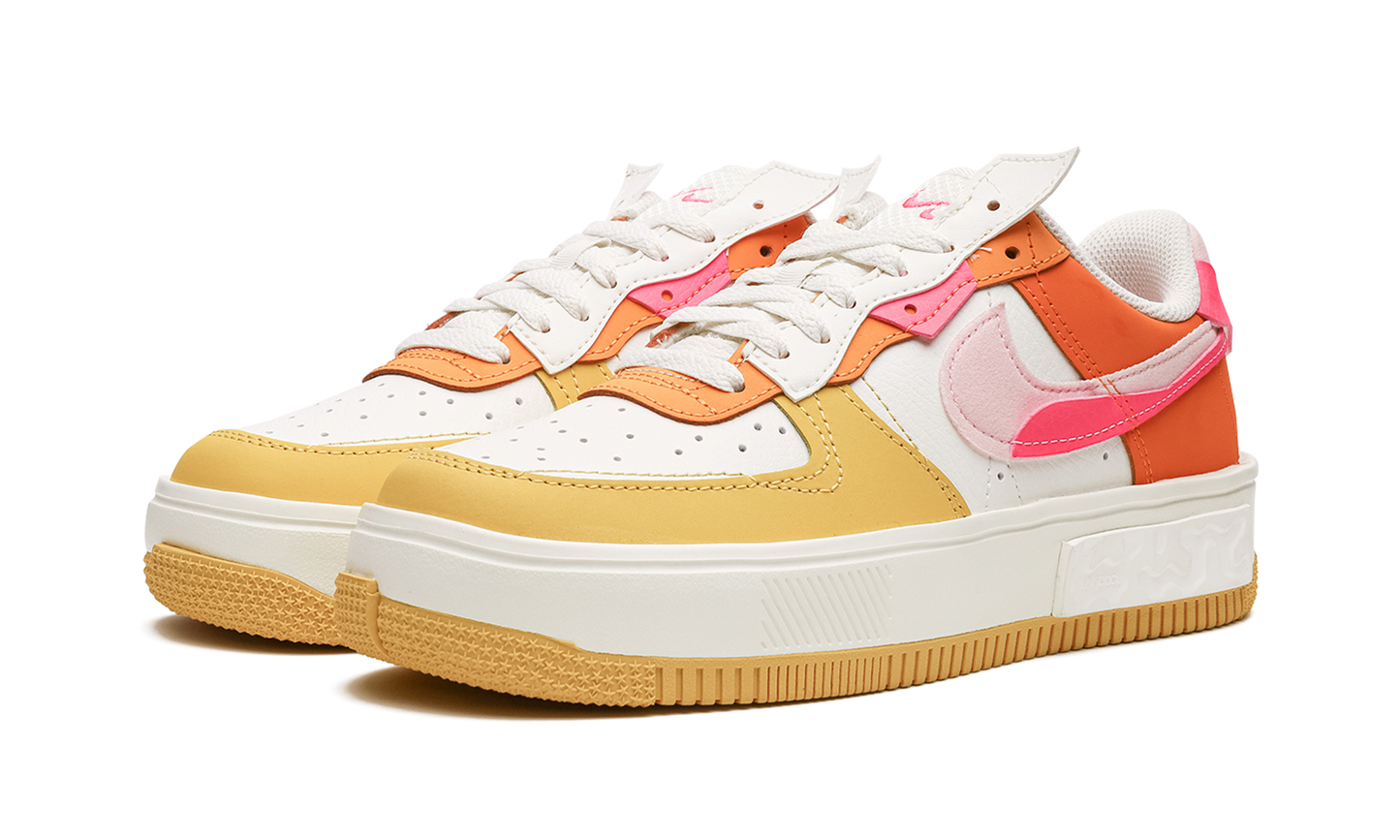 Nike AIR FORCE 1 FONTANKA MNS WMNS Summit White/Solar Flare/Medium Soft Pink/Hyper Pink DX2675 100