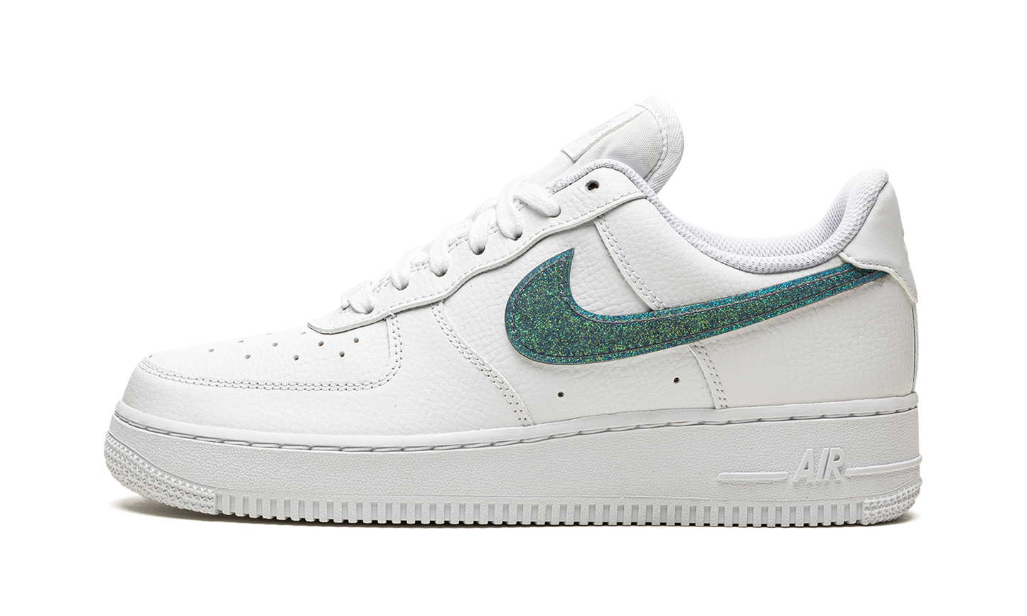 Nike AIR FORCE 1 '07 ESS WMNS Glitter Swoosh - Celery DH4407 100