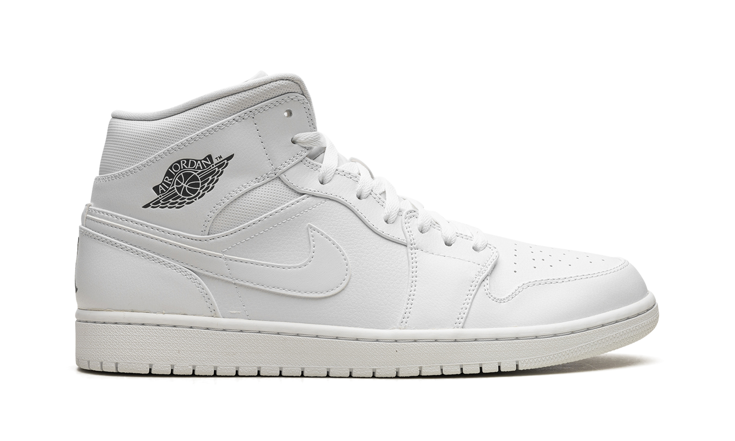 Air Jordan 1 Mid White / Cool Grey 554724 102