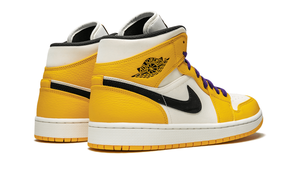 Air Jordan 1 Mid SE Lakers 852542 700