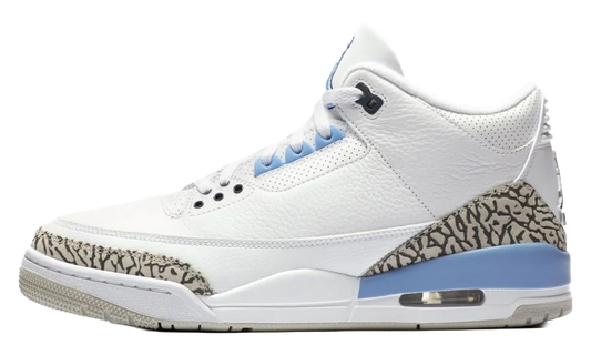 Jordan 3 UNC Tarheels PE AJ3 838936
