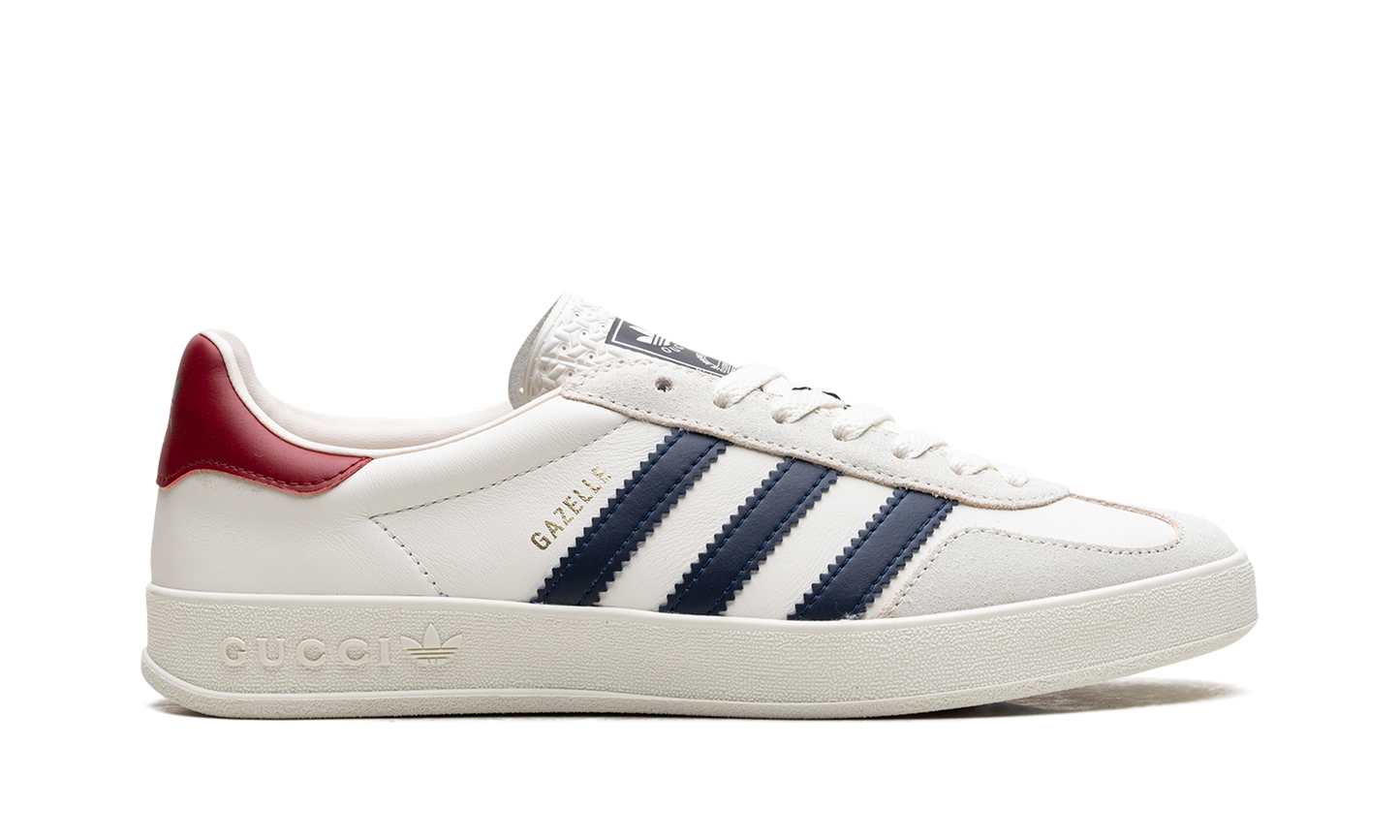 Adidas Gucci Gazelle "White/Red" 707847 UTT10 9060