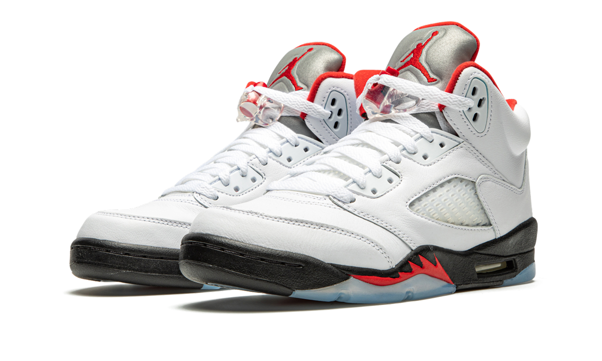 Air Jordan 5 Retro GS Fire Red Silver Tongue 440888 102