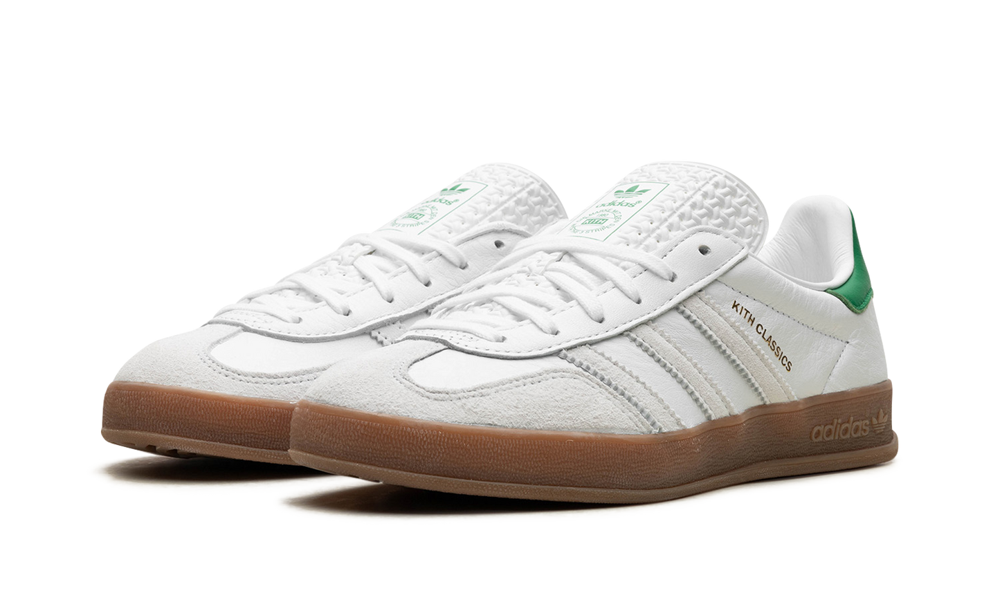 Adidas Gazelle Indoor "Kith- White / Green" IH2515