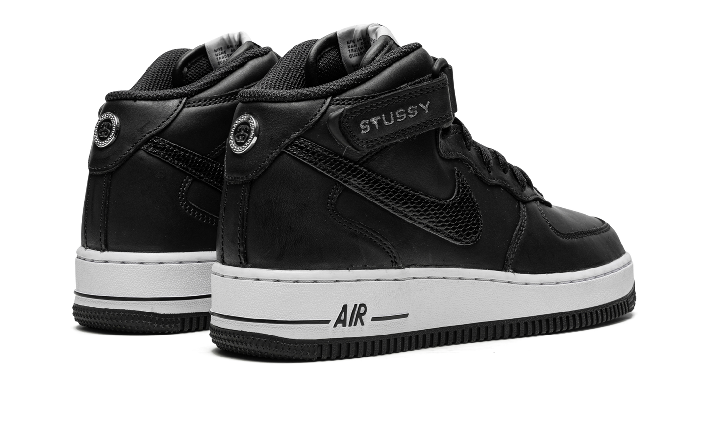 Nike Air Force 1 Mid "Stussy - Black" DJ7840 001