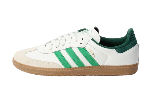 Adidas Samba OG "Core White Green" JI3202