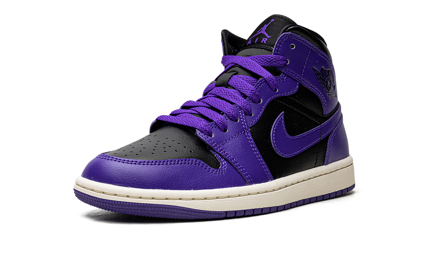 JORDAN 1 MID WMNS Black/Purple BQ6472 051