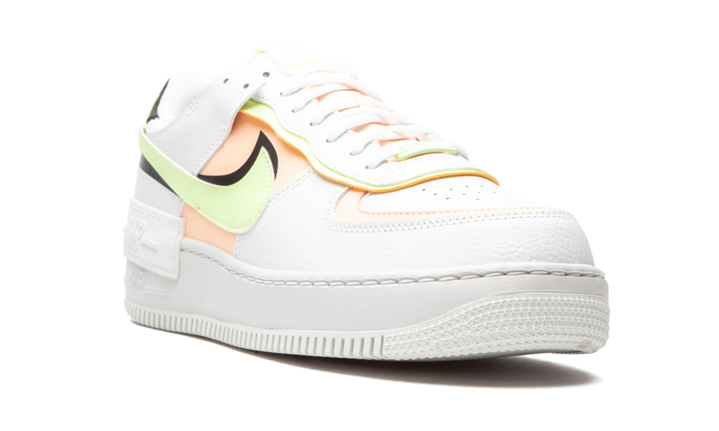 Nike AIR FORCE 1 SHADO MNS WMNS White / Barely Volt / Crimson Tint