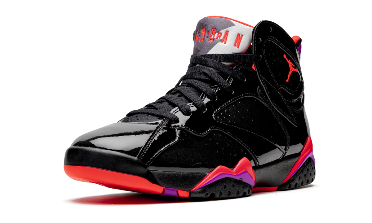 AIR JORDAN 7 WMNS Black Patent Leather 313358 006