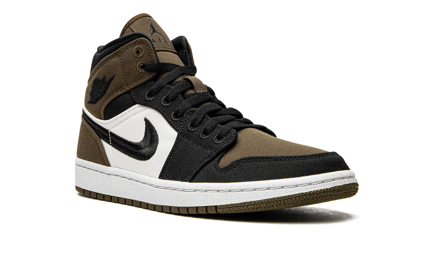 AIR JORDAN 1 MID SE WMNS Olive Toe DV0427 301