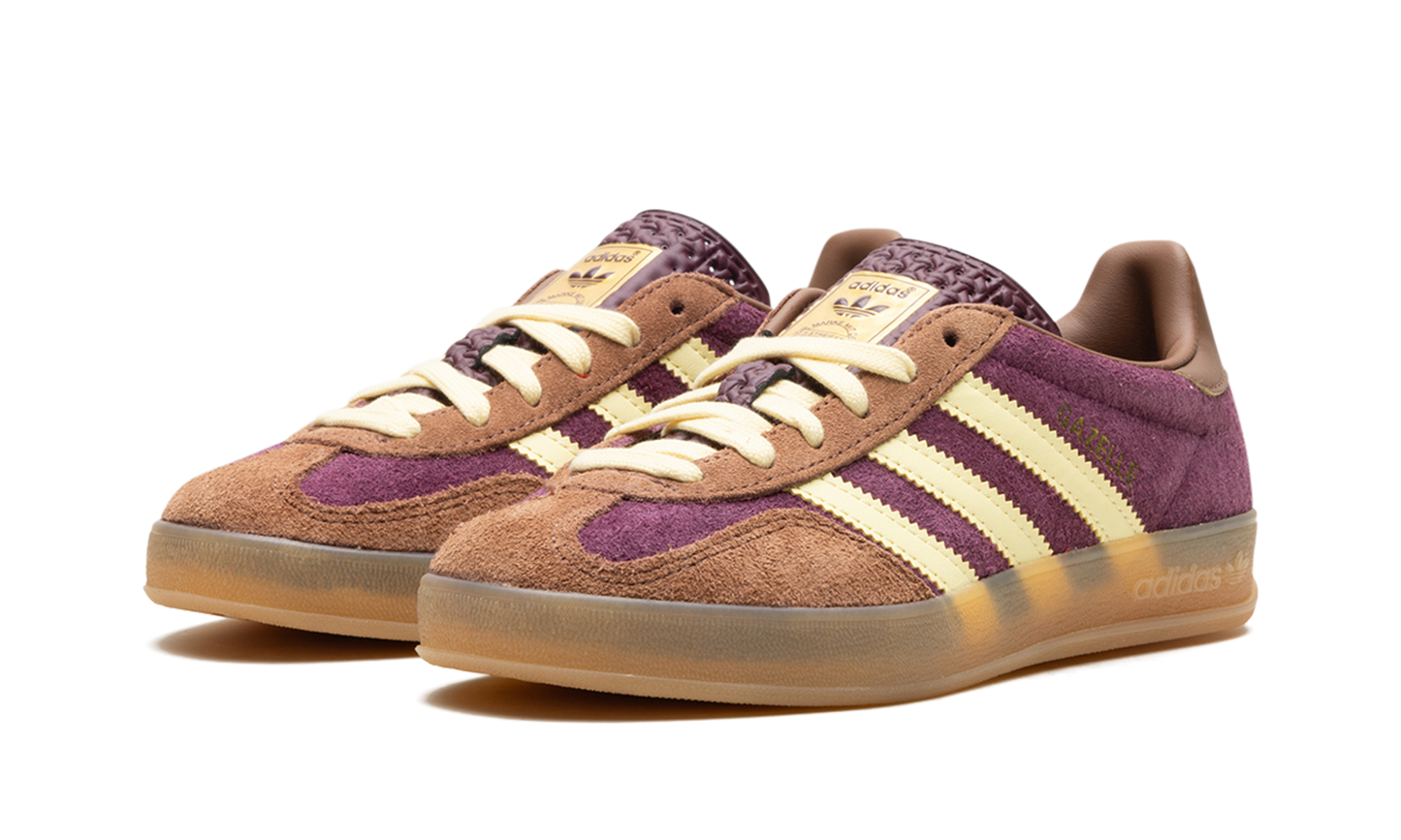 Adidas Gazelle Indoor "Maroon Almost Yellow" JI0324
