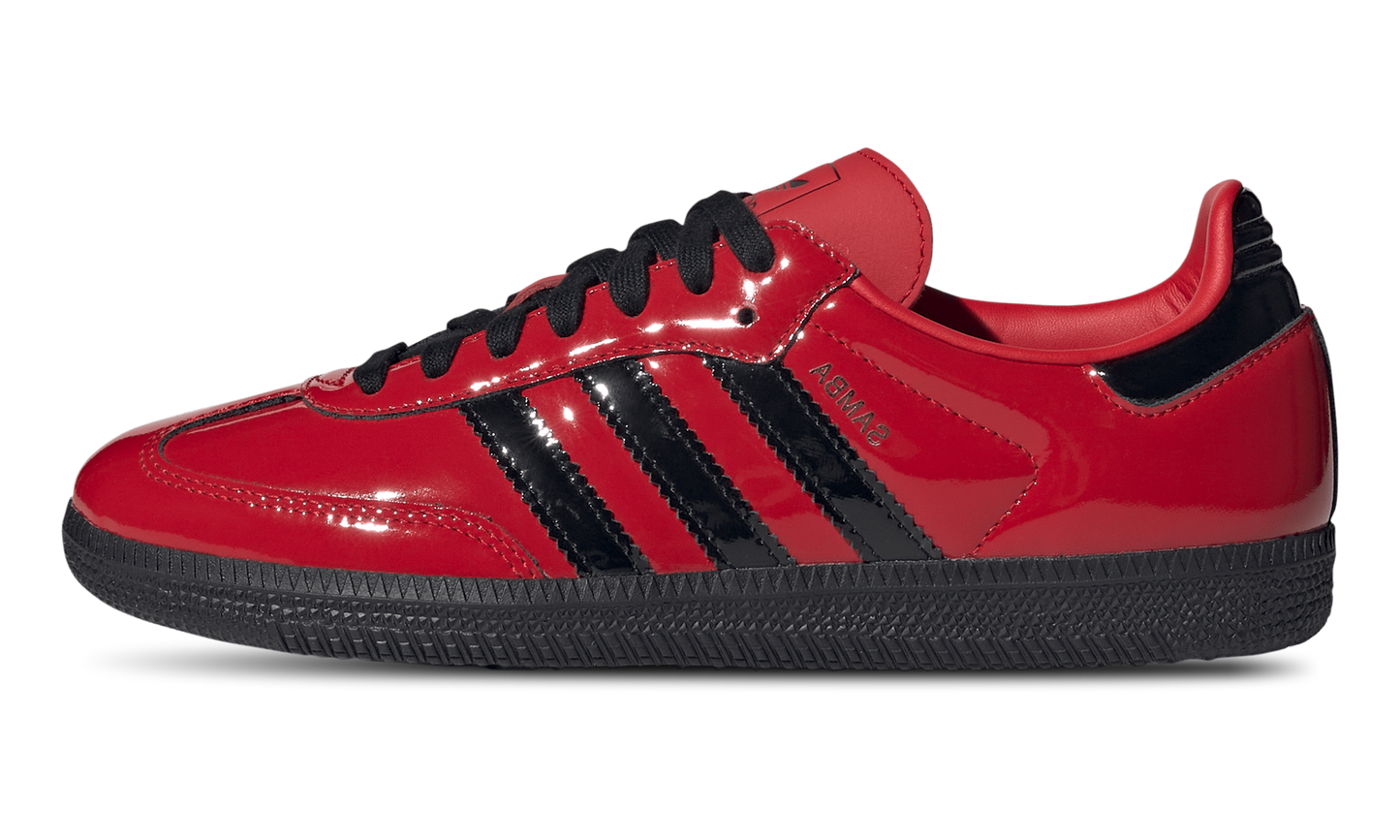 Adidas SAMBA OG WMNS "BETTER SCARLET BLACK PATENT" IH3989