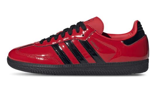 Adidas SAMBA OG WMNS "BETTER SCARLET BLACK PATENT" IH3989