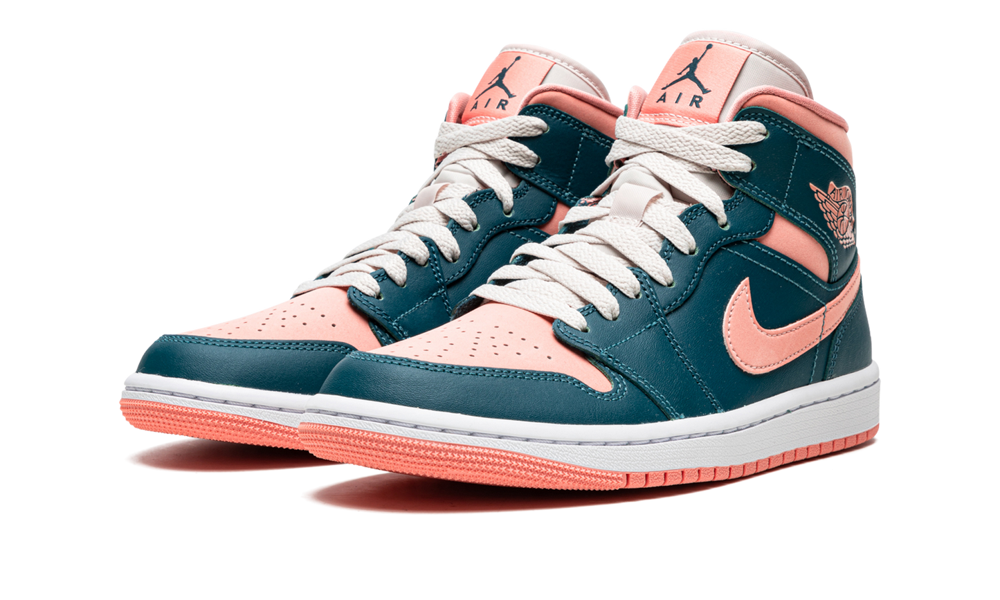 AIR JORDAN 1 MID WMNS Dark Teal Green BQ6472 308