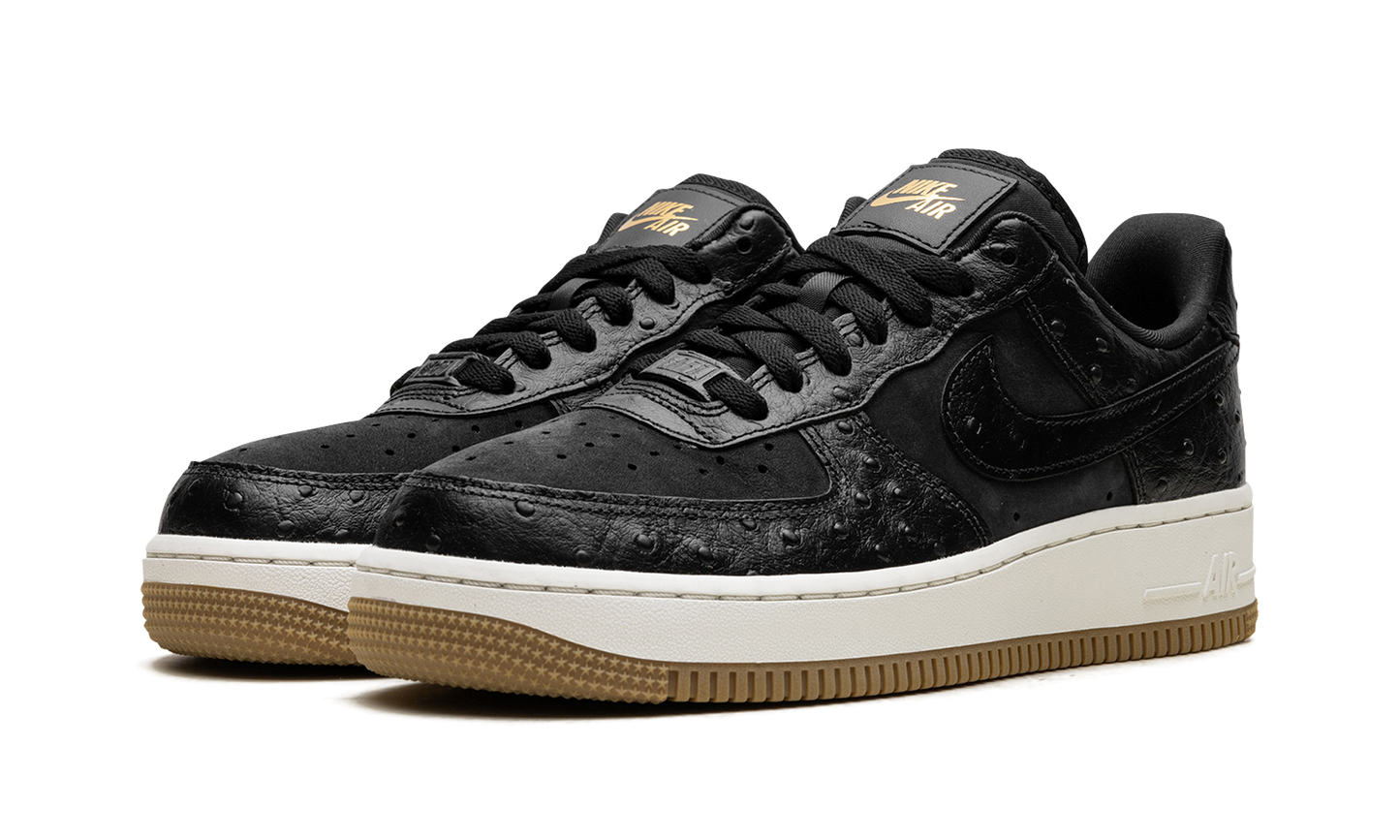 Nike Air Force 1 Low '07 WMNS Black Ostrich DZ2708 002