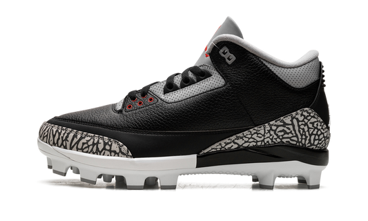 Air Jordan 3 Cleats Black Cement FZ8627 001