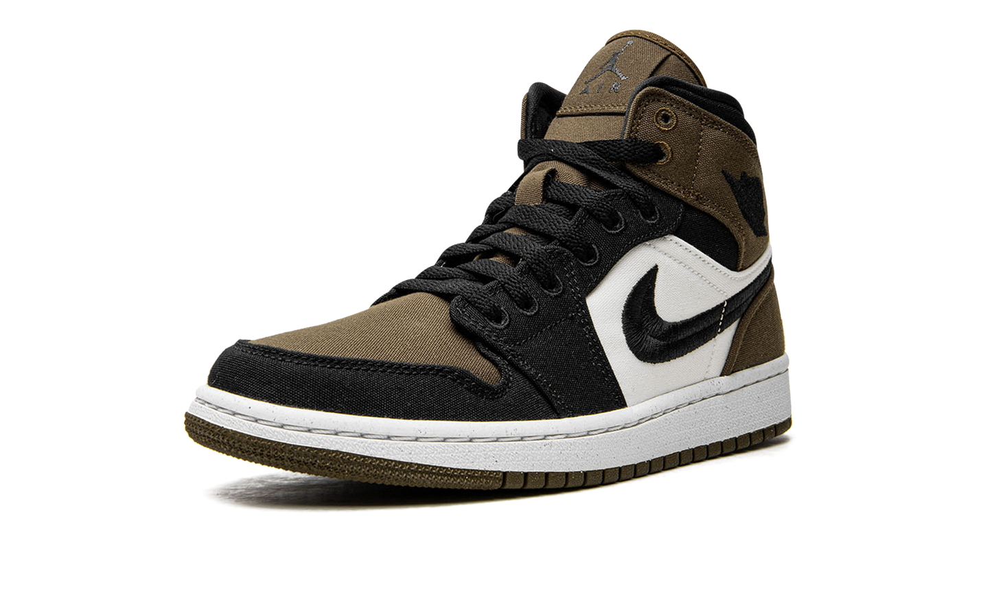 AIR JORDAN 1 MID SE WMNS Olive Toe DV0427 301