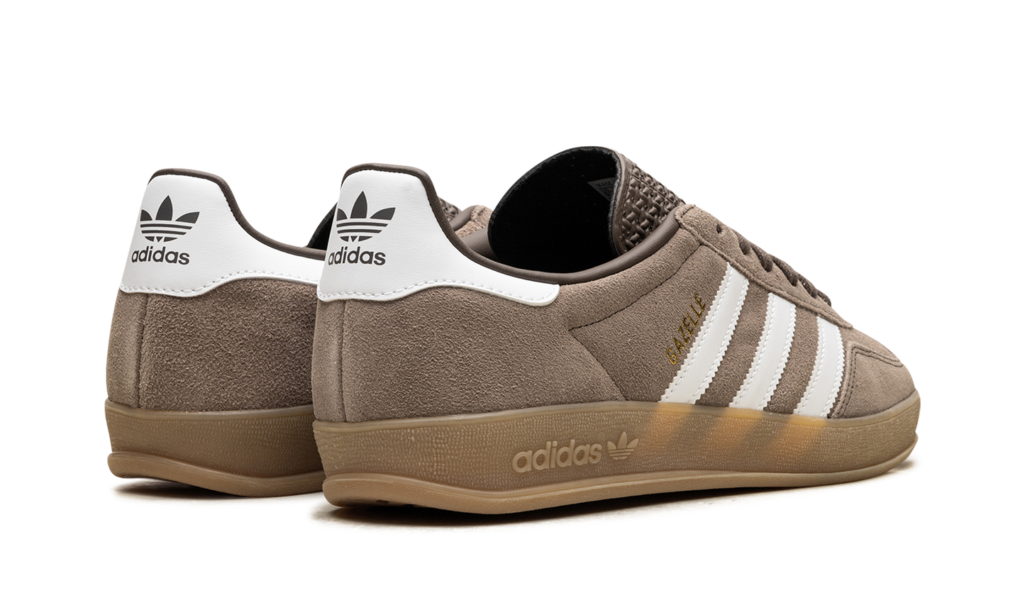 Adidas Gazelle Indoor "Earth Strata White Gold Metallic" JQ0175