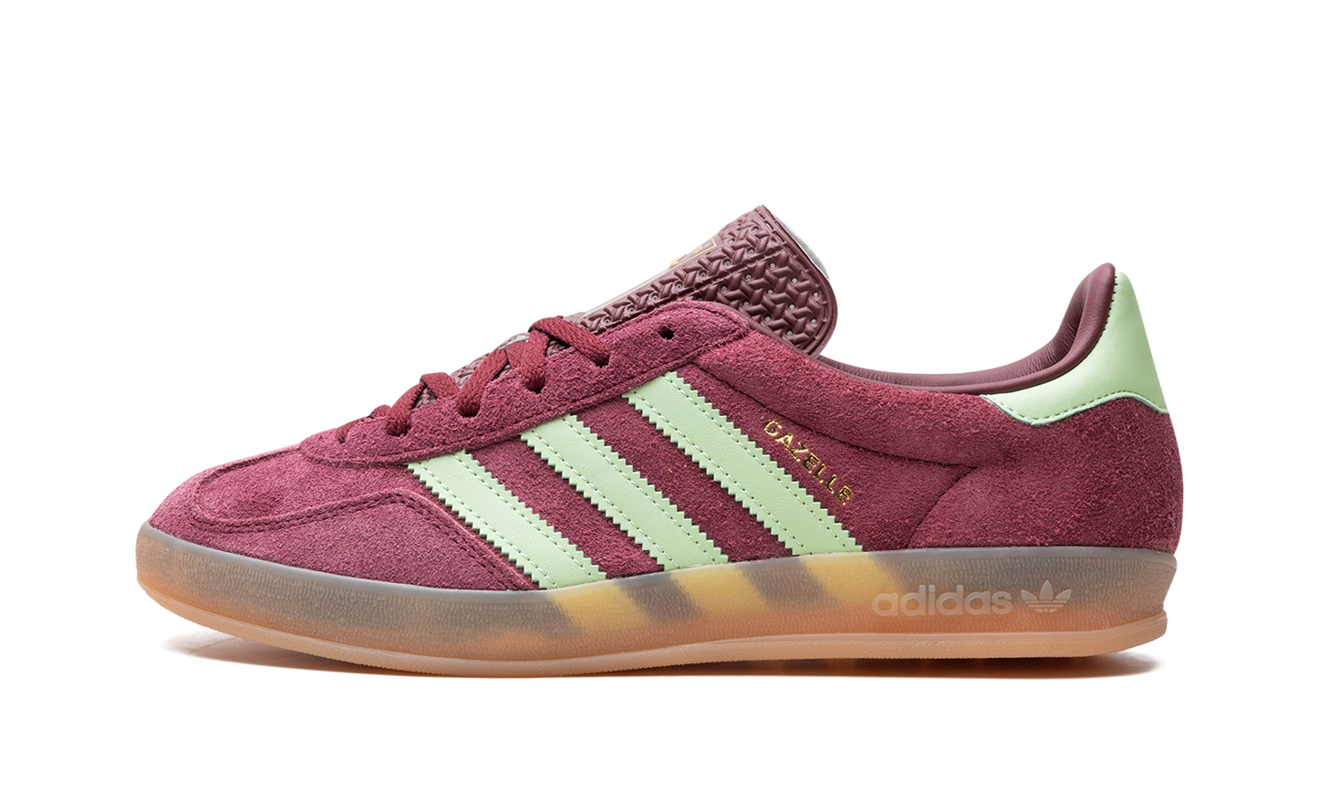 Adidas Gazelle Indoor "Shadow Red Semi Spark Green" IH7487