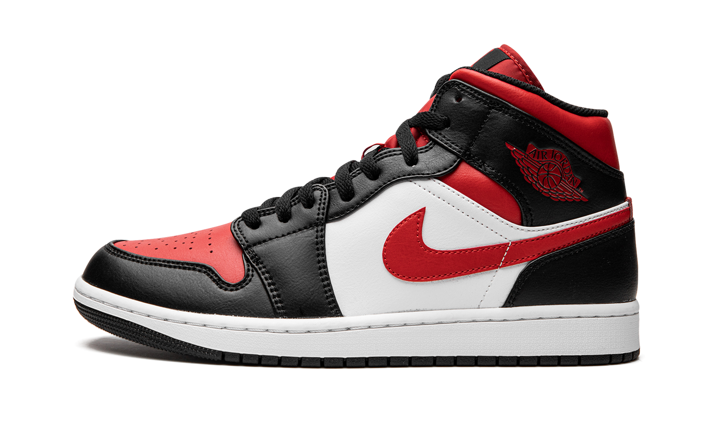 Air Jordan 1 Mid Bred Toe 554724 079