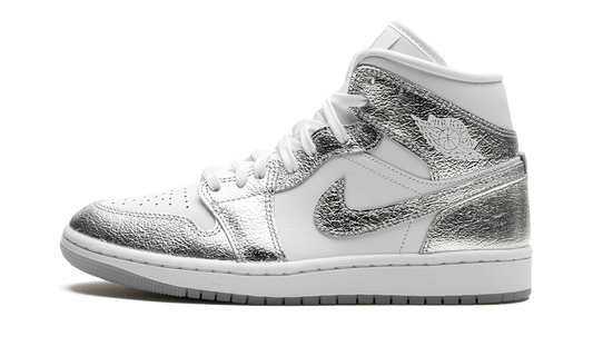 Air Jordan 1 Mid SE WMNS Metallic Silver FN5031 100