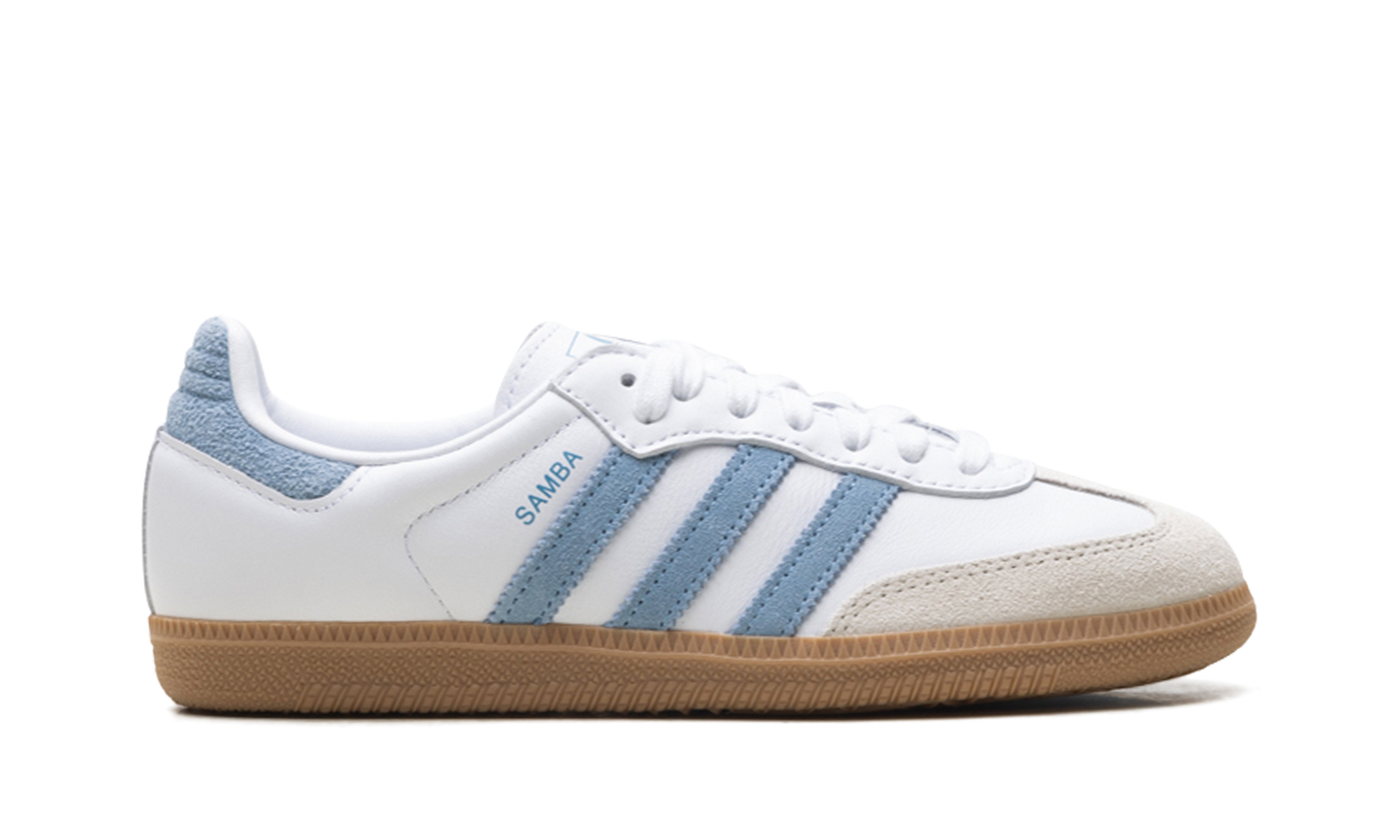 Adidas Samba OG WMNS "White / Ash Blue" JS1391