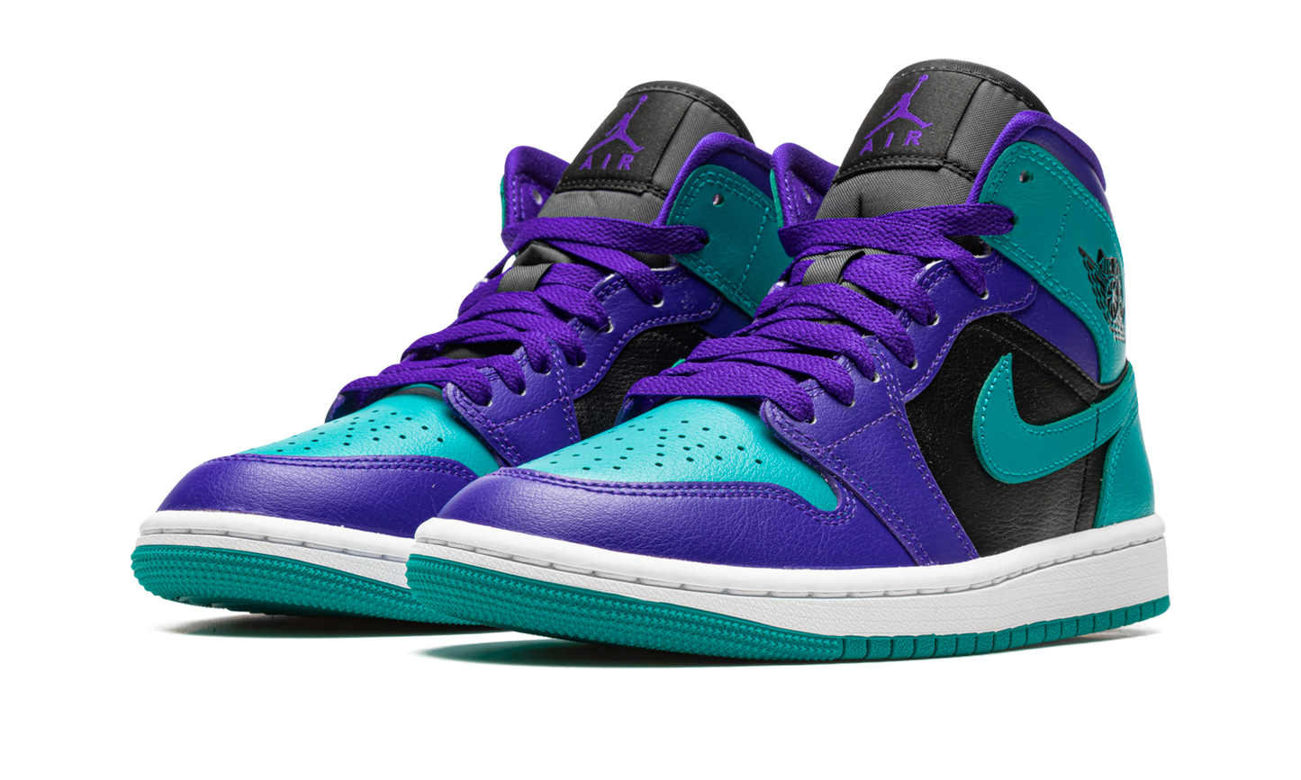 AIR JORDAN 1 MID WMNS Black Grape BQ6472 502