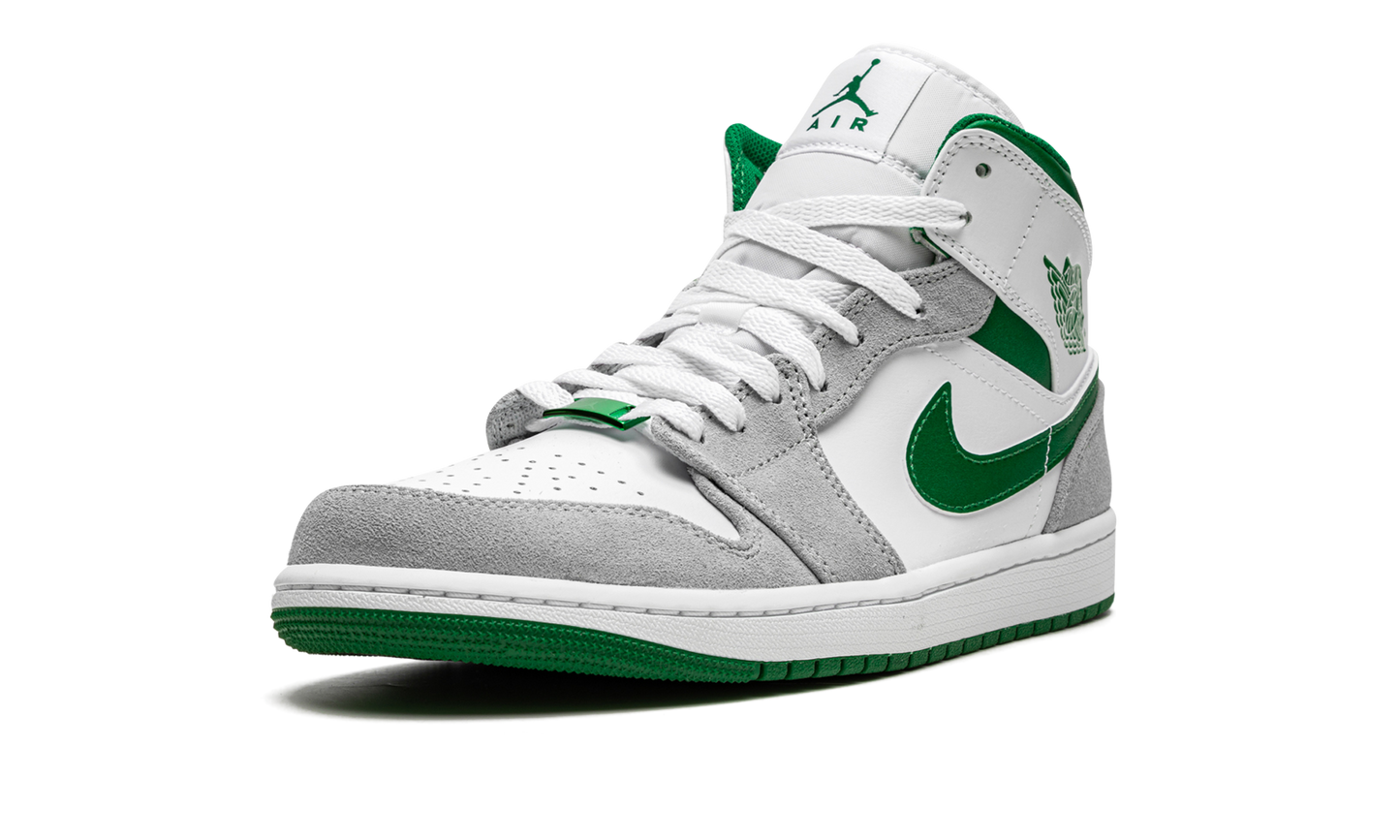 Air Jordan 1 Mid SE Grey / Pine Green / White DC7294 103