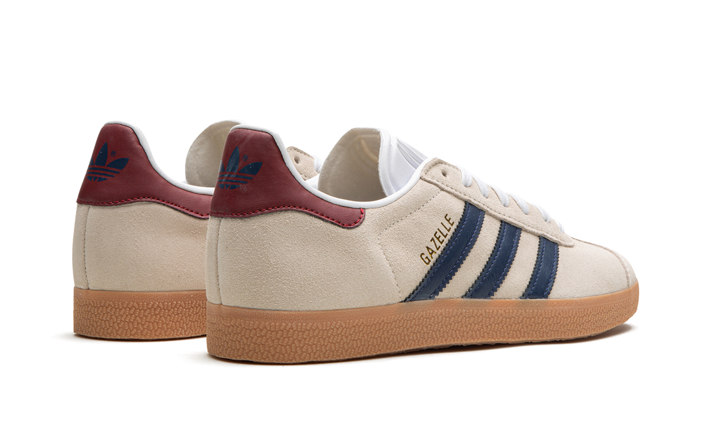 Adidas Gazelle "Off White / Dark Blue / Gum" IE0546