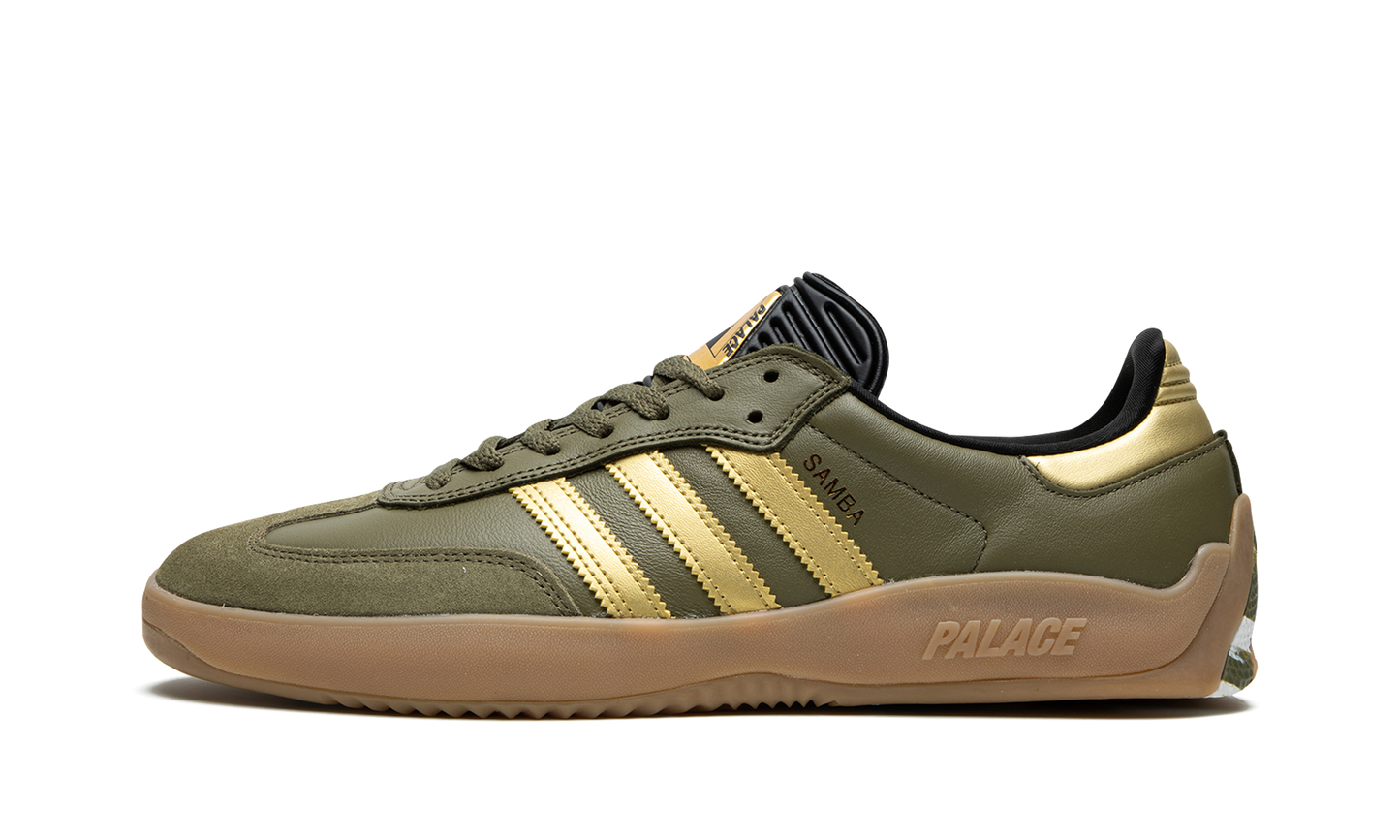 Adidas Puig Samba "Palace - Olive Gold" HQ6100