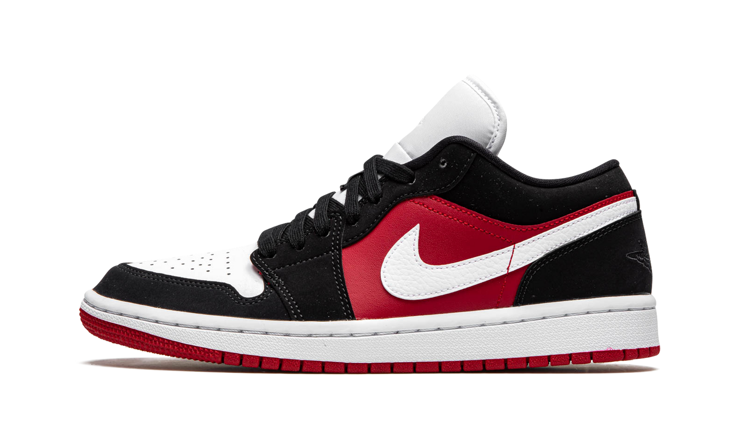 AIR JORDAN 1 LO WMNS Black / White / Gym Red DC0774 016