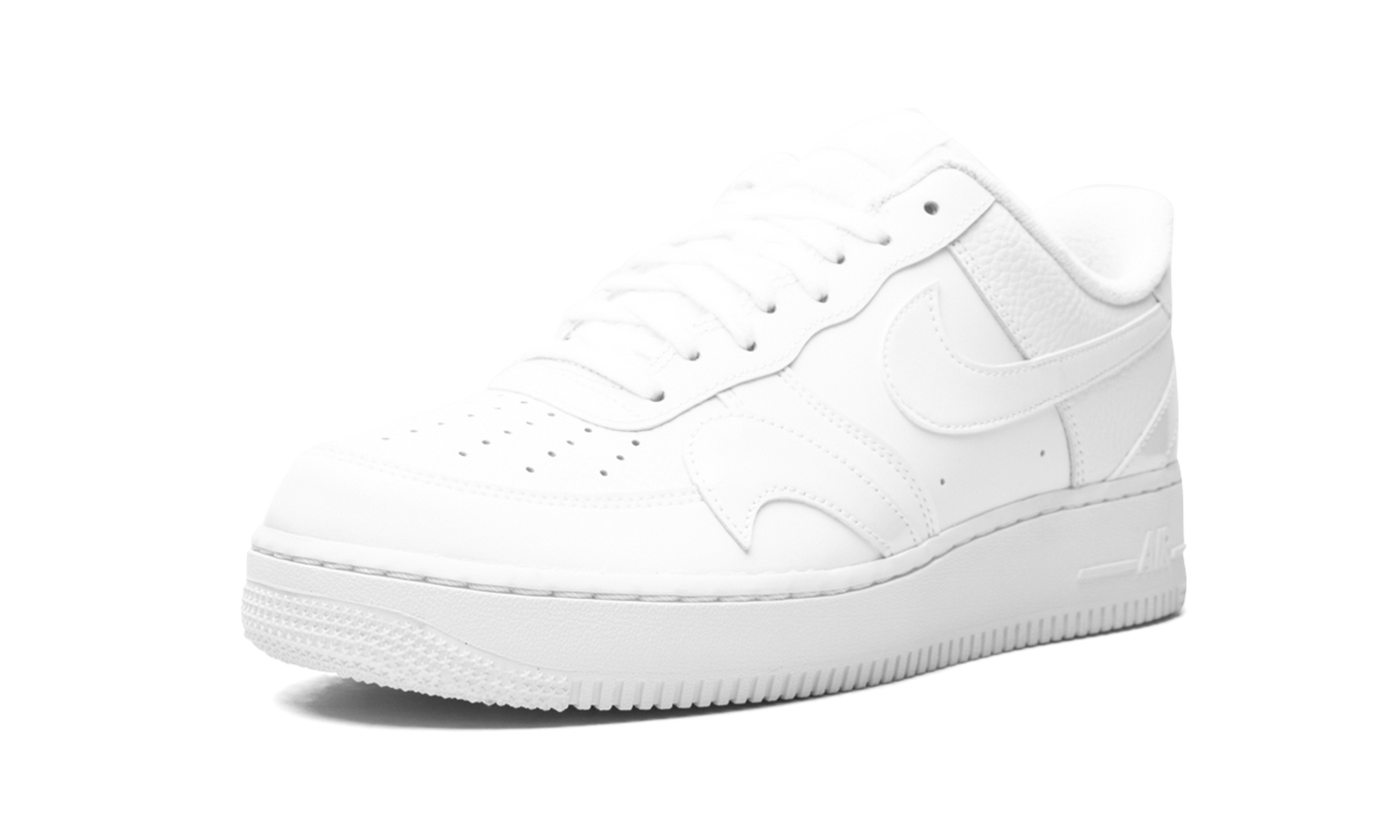 Nike Air Force 1 '07 LV8 "Misplaced Swoosh - Triple White"