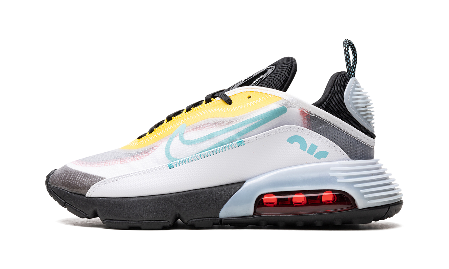 Nike Air Max 2090 "White Speed Yellow Bleached Aqua"