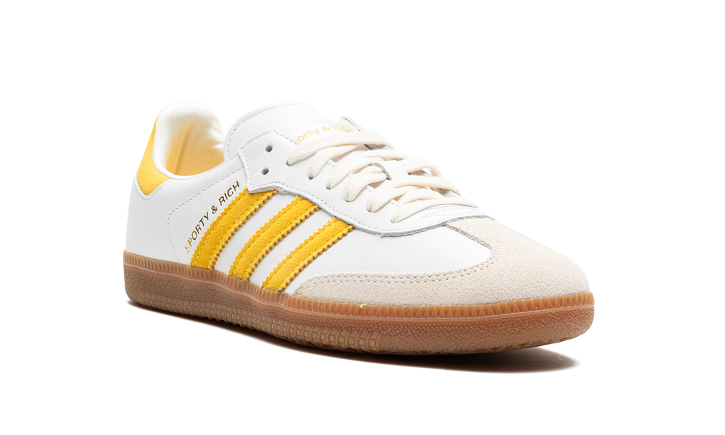 Adidas Samba OG "SPORTY & RICH - White Bold Gold" IF5661