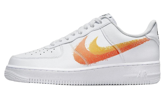 Nike Air Force 1 Low '07 "Spray Paint Swoosh White Safety Orange" FJ4228 100