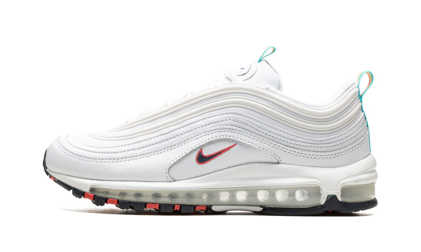 Nike AIR MAX 97 MNS WMNS "White / Multicolor" DH1592 100