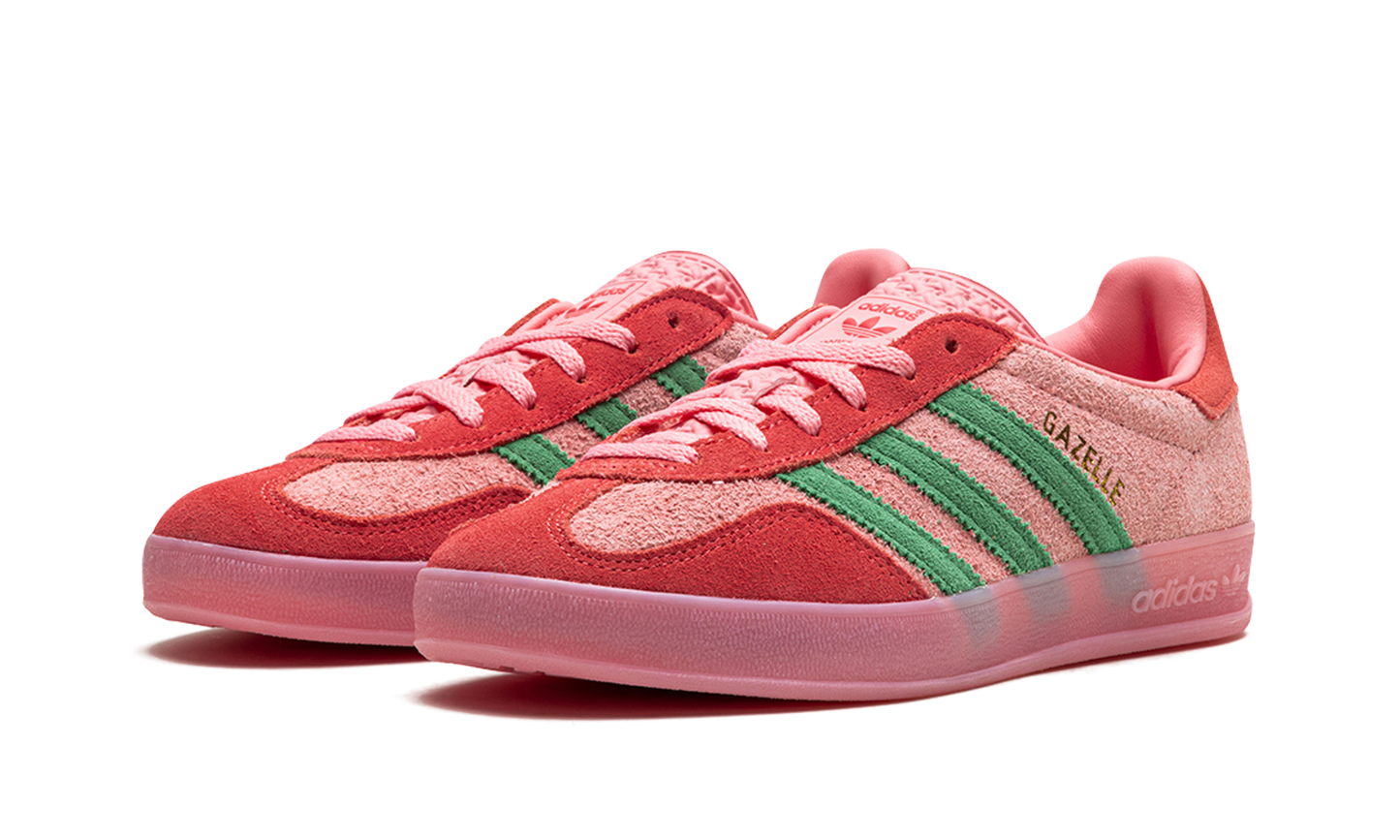 Adidas Gazelle Indoor WMNS "Semi Pink Spark Preloved Scarlet" IG6782