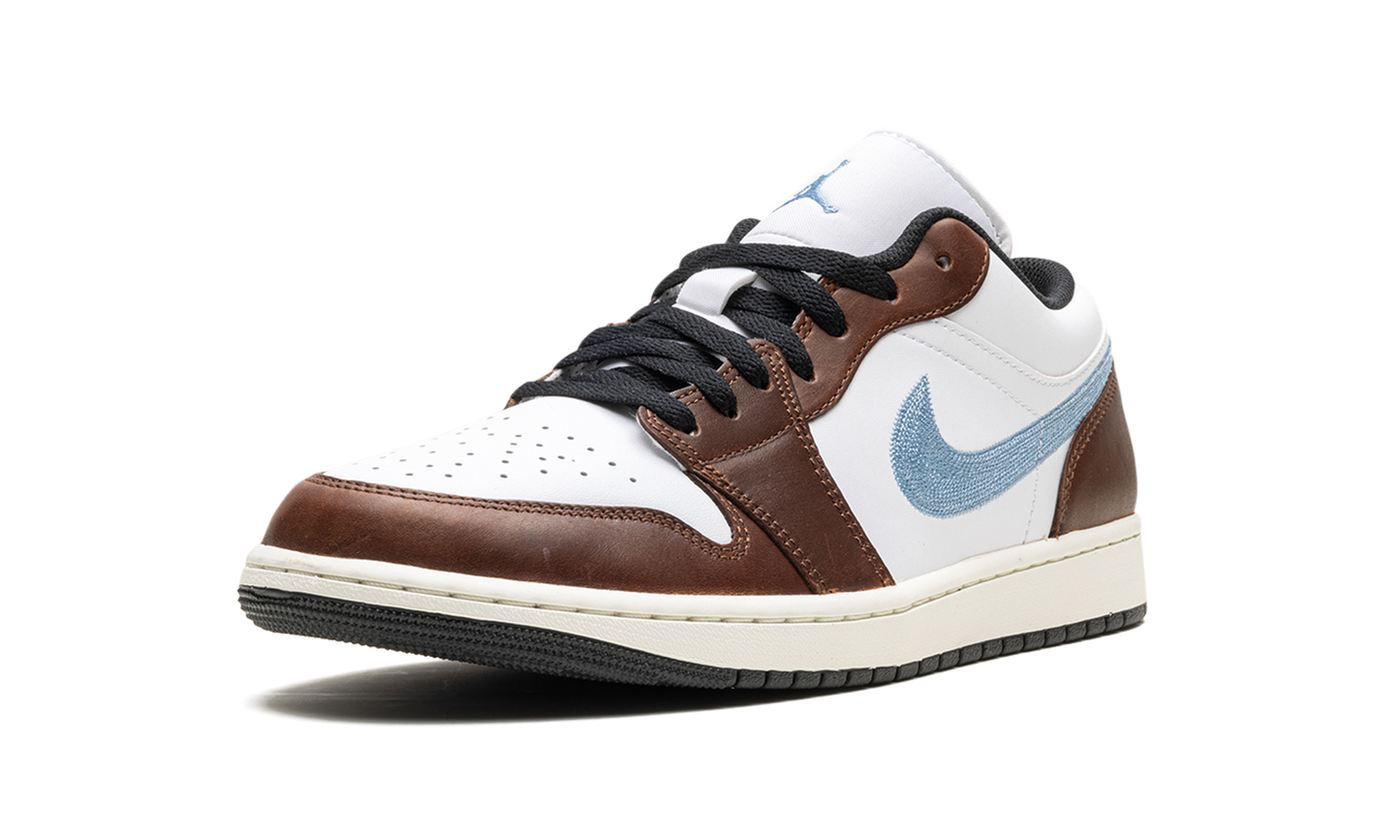 Air Jordan 1 Low SE Embroidered Swoosh - Mocha FQ7832 142