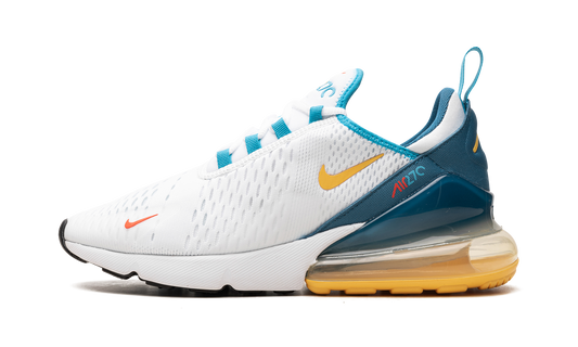 Nike Air Max 270 "White Industrial Blue Citron Pulse" FJ4000 100