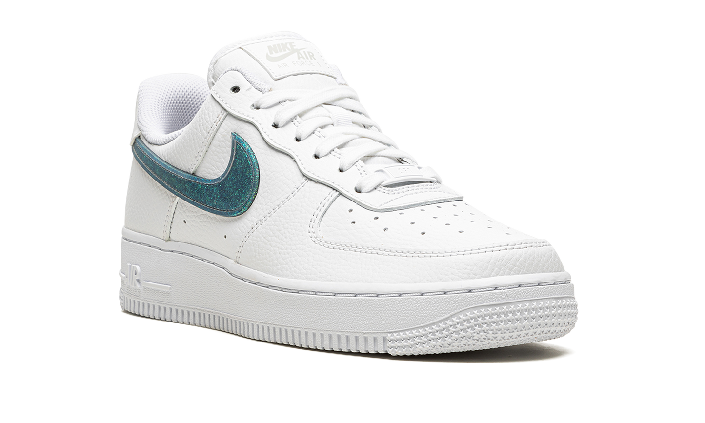 Nike AIR FORCE 1 '07 ESS WMNS Glitter Swoosh - Celery DH4407 100