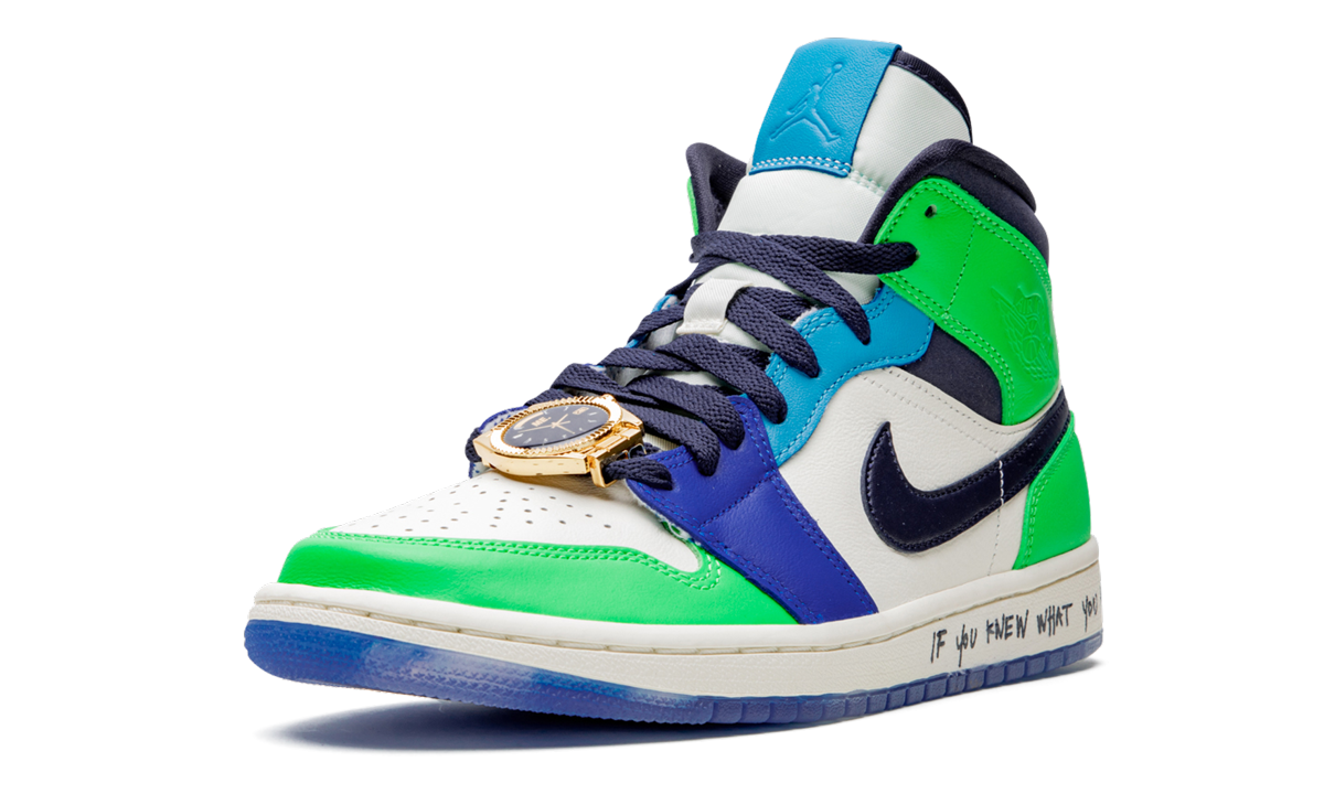 Air Jordan 1 Mid WMNS Melody Ehsani - Fearless CQ7629 100