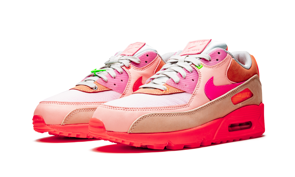 Nike AIR MAX 90 PRM WMNS "Platinum Crimson/Bright Purple" CT3449 600