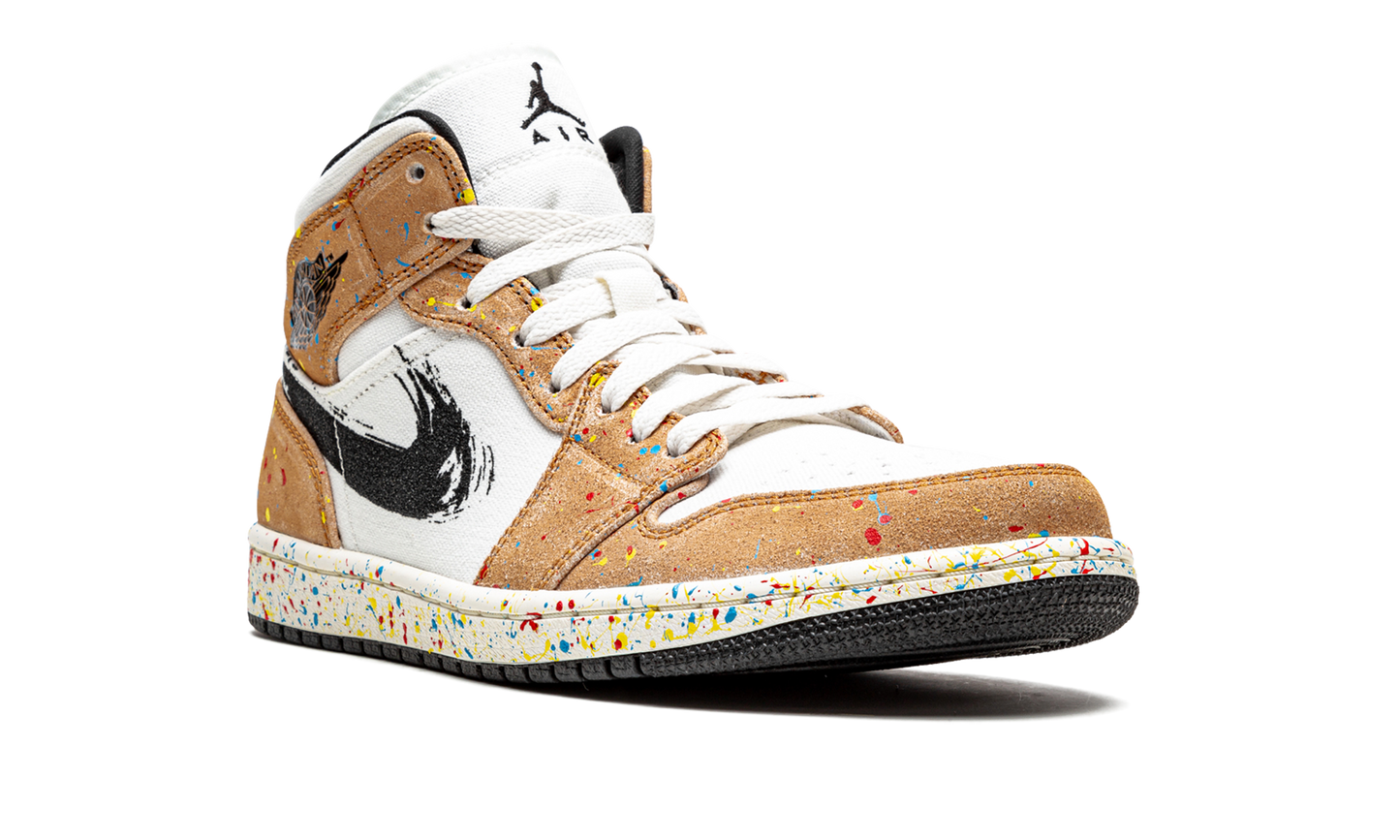 Air Jordan 1 Mid SE Brushstroke DA8005 100