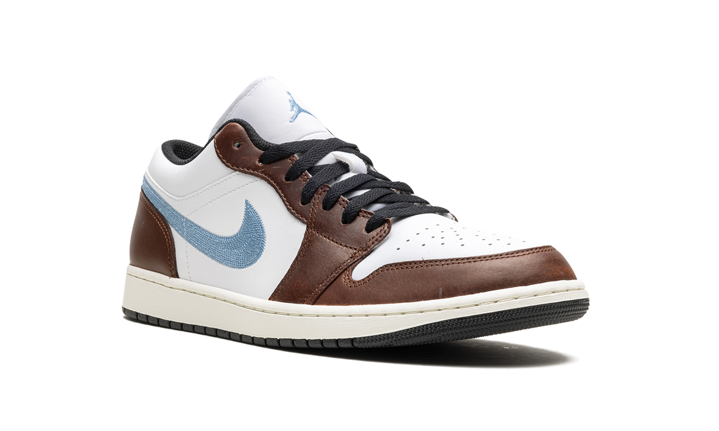 Air Jordan 1 Low SE Embroidered Swoosh - Mocha FQ7832 142