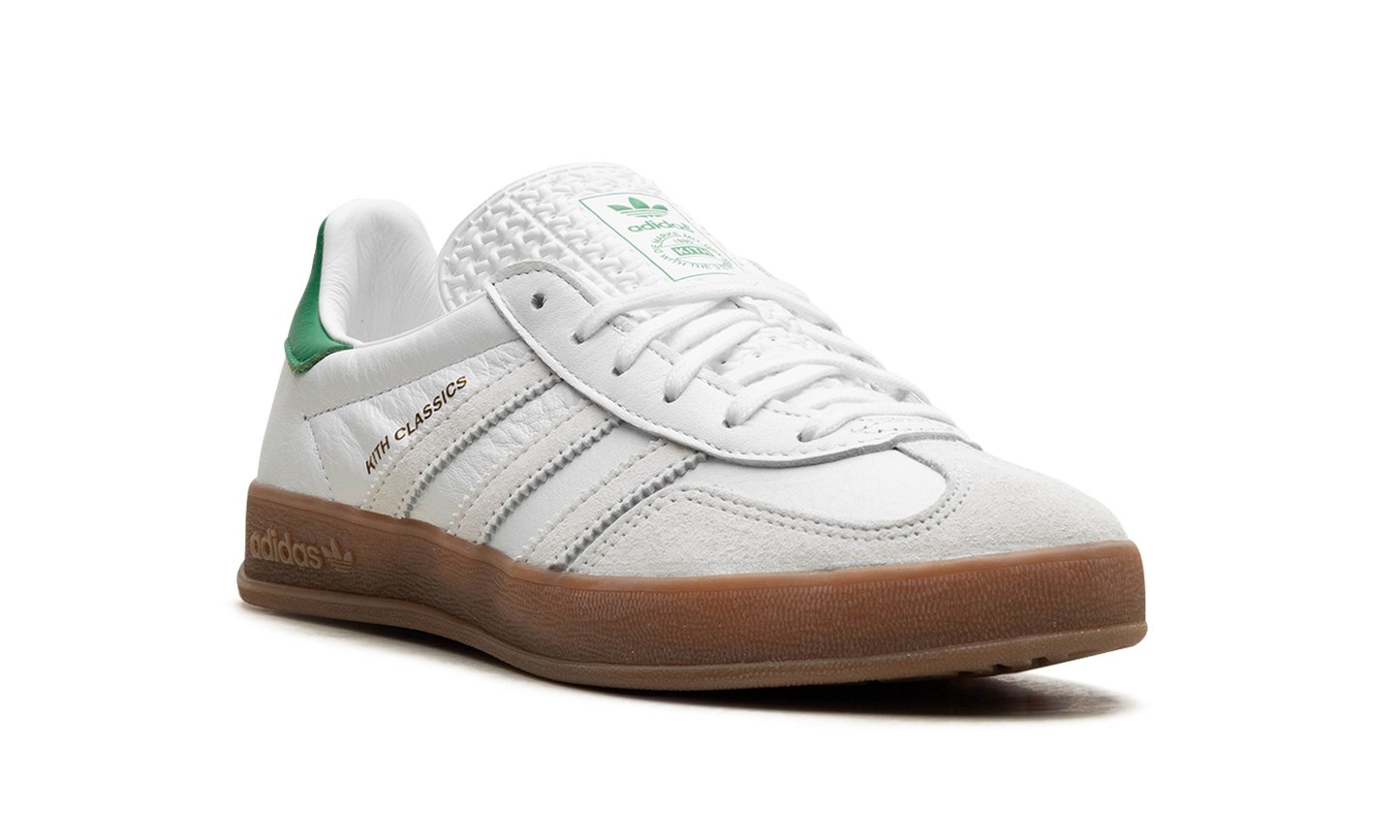 Adidas Gazelle Indoor "Kith- White / Green" IH2515