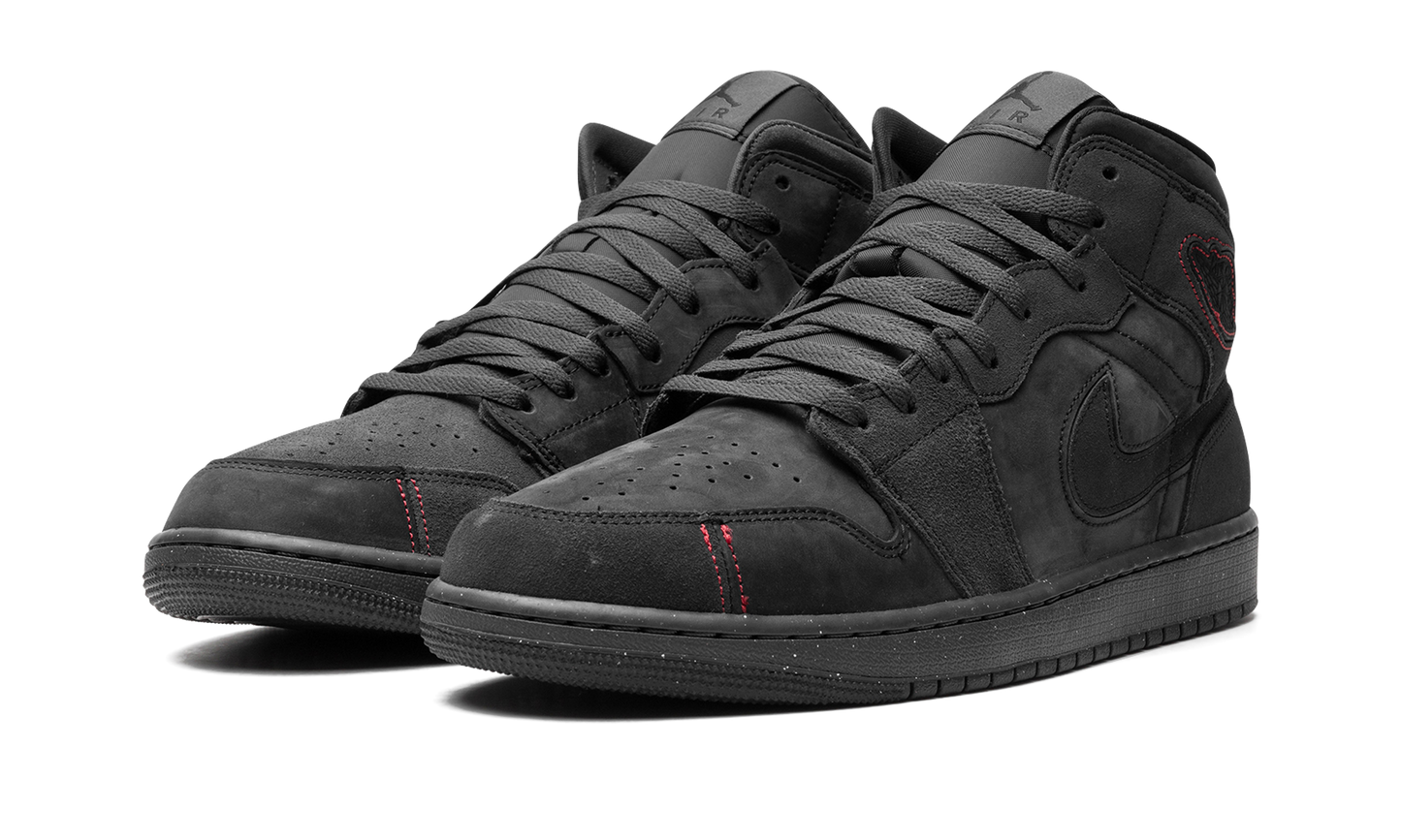 Air Jordan 1 Mid SE Craft Dark Smoke Red FD8634 001
